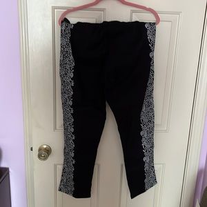 Black cigarette pants
